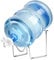 Flexzion Water Dispenser Stand 2-5 Gallon Water Jug Holder Metal Plated Cradle Set with Water Dispenser Valve, Dustproof Plug, Wooden Stick for 55MM Crown Top Water Bottles, Camping Counter Home Use