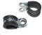 Lumonic 5x Abrazaderas de tubo 13mm con inserto de goma I Abrazaderas de cable para atornillar I Abrazadera de manguera 13mm, Abrazadera de fijación 1