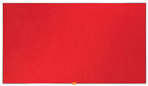 Nobo 1905312 Widescreen Filz-Notiztafel 55″ Rot