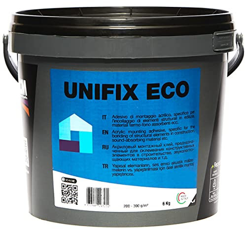 Colla per Pannelli in Polistirolo, Cornici Rosoni Sughero Battiscopa in Legno Pvc Ceramica Piastrelle (6 kg)