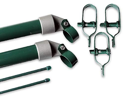 Zaun-Nagel Strebensatz für Tür/Torhöhe 200 cm ab Breite 150 cm, Profimontage, 38 x 2300 mm