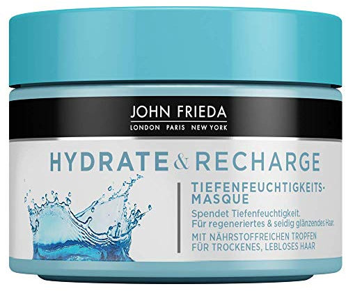 John Frieda Hydrate & Recharge - Kur / Masque - Spendet Tiefenfeuchtigkeit, 1er Pack(1 x 250 milliliters)