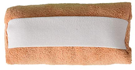 Palm Grip Hand Cushion with Elastic Band Sweat Resistant Machine Washable Palm Protector Orange