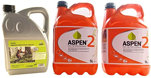 Aspen 10L 2-Takt Alkylatbenzin mit 5L Kettenöl