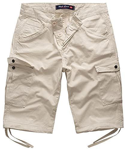 Rock Creek Cargo Shorts Herren Stretch Bermuda Kurze Hose RC-393 Sand W42
