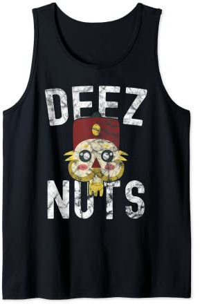 Deez Nuts Nutcracker Funny Ugly Christmas Pajama Nutcracker Tank Top