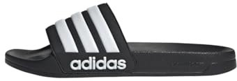 adidas Adilette Shower Slides Unisex Schiebe-Sandalen , Core Black Cloud White, 50 EU