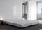 DecoInParis Sommier tapissier 160 X 200 cm + 8 Pieds (2X 80x200cm)