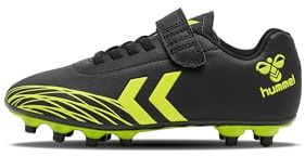 hummel Unisex Kinder Top Star F.g. Jr Football Shoe, Black Yellow, 36 EU