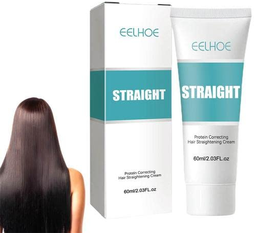 Crema Para Alisar El Cabello, Aceite Para El Pelo Seco Y Dañado, Crema Hidratante Para Alisar El Cabello, Crema Alisadora Para El Pelo, Crema Hidratante Para Cabello Rizado, Seco, Teñido, Encrespado