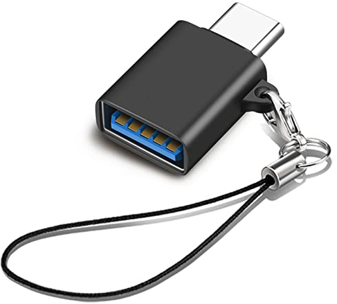 iJiGui Adattatore USB C a USB 3.2 10Gbps, Adattatore USB C Maschio a USB 3.2 Femmina, Adattatore OTG da Thunderbolt 4/3 a USB 3.1/3.0/2.0 per MacBook Pro, Dispositivi con USB Tipo C-Nero