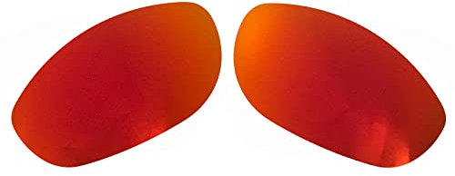 Verres de rechange polarisés pour lunettes de soleil Oakley Monster Dog, Rouge, 61*34.6mm