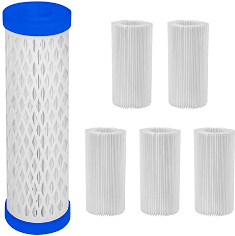 ACAREY Poolfilter Kompatibel mit Filterkartusche Gr.III/Intex Gr. A, Type III for Bestway & Intex A Filter Pumps, Ersatz Filterkartusche für Pool, 6 Stück Ersatzfilter für Bestway (AC +5)