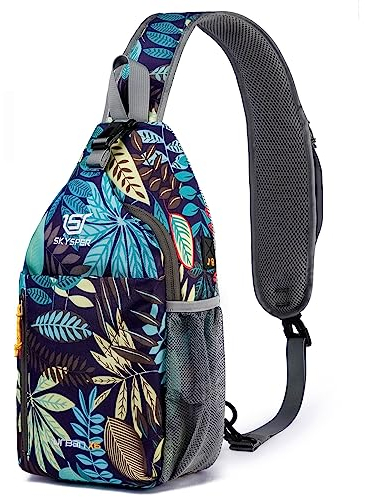 SKYSPER Sac à dos à bandoulière pour voyage, randonnée, sac à dos décontracté pour homme et femme
