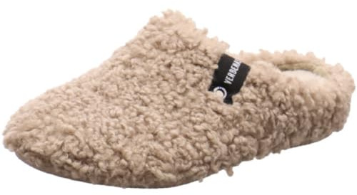 VERBENAS Hausschuhe York Curly Camel - Größe: 37