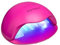 Pink Gellac Lampe UV Ongles Gel Premium Hotpink - Lampe LED Ongle avec Minuterie Automatique et Fond Amovible - Machine UV LED pour Ongles avec Intervalles de Temps - pour Qualité Salon