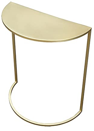Halbrunde Seite, EIN Paar kleine Ecken, EIN Paar schmale Wand, C-förmiger Eisen-Nachttisch, Sofa-Beistelltisch (Farbe: Metall-Arbeitsplatte) Full of Stars
