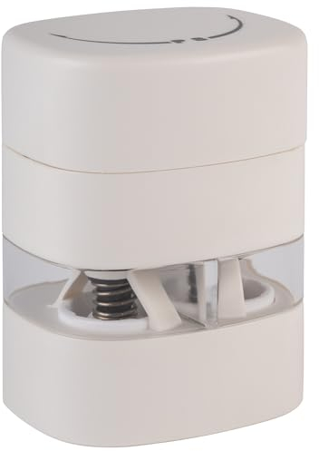 APS 40561 2in1 Salz- und Pfeffermühle, Gewürzmühle, Keramikmahlwerk, Mahlgrad einstellbar, whisper white