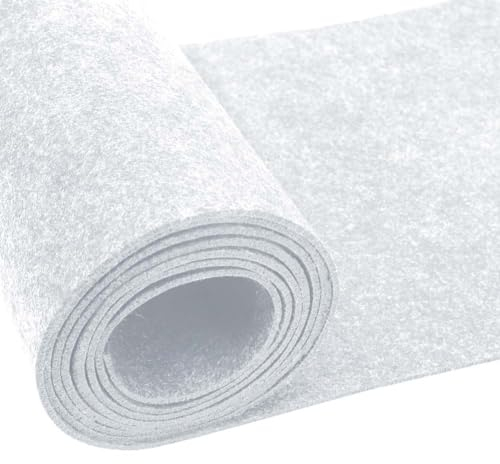 Yuragim Rotolo Di Tessuto In Feltro 30cm x 250cm x 3mm Venduto Al Metro, Feltro Decorativo Artigianale, Tessuto Non Tessuto per Artigianato, Creazioni, Patchwork, Stoffa per Cucito, Fai da Te, Auto