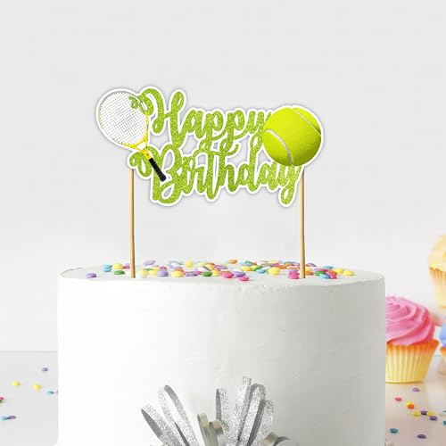 Seyal® Tortenaufsatz mit Tennismotiv Happy Birthday