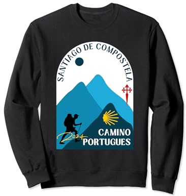 Camino Portugues Man Saint-Jacques-de-Compostelle 2024 Sweatshirt