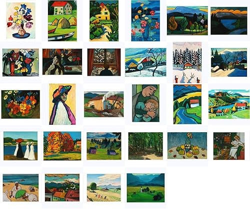 Kunstkarten-Komplett-Set Gabriele Münter