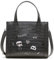KARL LAGERFELD Damen Nouveau Tote Tragetasche, Dunkles Schwarz
