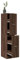 Homgoday Apothekerschrank Auszugschrank Medizinschrank Beistellschrank Mehrzweckschrank Aufbewahrungsschrank Schrank mit 4 Schubladen Eichen-Optik 30x41x144,5 cm Holzwerkstoff