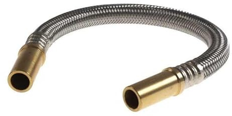 Flexible Pipe Hose Shank Adaptor 15mm x 15mm Shank x 300mm 9.5mm Bore