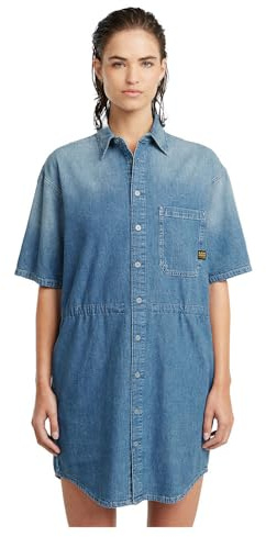 G-Star Damen Relaxed Drawcord Ss Wmn Casual Dress