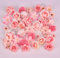 JaMalign 40 Pcs Fiori Artificiali,Fiori Finti per Decorazioni, Bouquet da Sposa, Feste di Matrimonio, Decorazioni per Torte, Copricapo Fai da Te,Decorazione Domestica Festa Casa Nozze (Rosa)