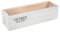 Ronyme Bandeja de Almacenamiento Multifuncional, Caja de Madera para jardineras, Bandeja para balcón, Mesa, macetero Retro con micropaisaje, Maceta para, Blanco
