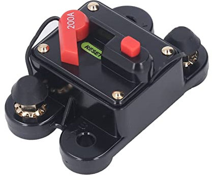 Manuel R 40A Disjoncteur pour surintensité DC 2-48V - Idéal pour Les Véhicules et Les Moteurs (200A)