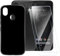ESACMOT Pure Black Hülle kompatibel mit CAT S52 + [2 Pack] Displayschutzfolie aus gehärtetem Glas, stoßfeste Schutzhülle für CAT S52 (5,7 Zoll)