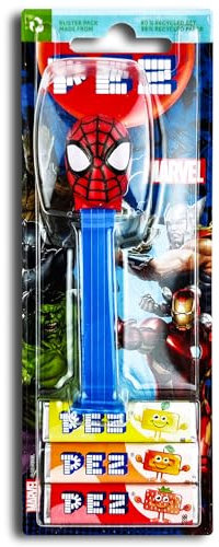 1x PEZ Spender Marvel Spiderman inkl. 2 x Pez Bonbons 2 x 8,5 g