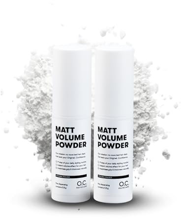 O.C. HAIRCARE Stylingpulver - 2er Set - Haarpuder für dünnes & feines Haar - mit MATT-EFFEKT - Stylingpuder für maximale Stabilität - von führenden Salons empfohlen - griffiges Volumen