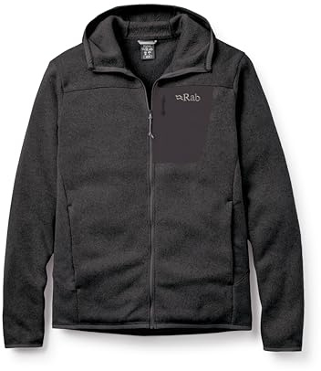 Rab Men's Ryvoan Hoody | Full-Zip Fleece, for Trekking & Casual Wear
