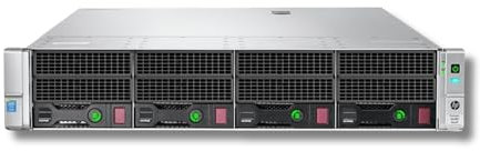 HP ProLiant DL380 Gen9 Soporte de Servidor | 2 x Intel Xeon 2690 V3 | 128 GB RAM | 2 x SAS 3,5 pulgadas 4 TB | iLO Raid Controller H8404 NO OS (Reacondicionado)