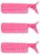 LIXSAZSE Haarwurzel-Clips, flauschige Curling-Pony-Rollen, tragbarer Haushalt, waschbar, wiederverwendbar, Kunststoff, Mädchen-Haarnadel-Zubehör, 3STK
