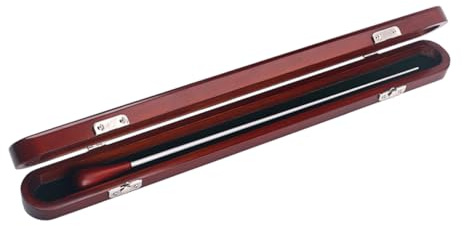 Dirigentenstab Holz mit Aufbewahrungsbox, Braun, R135c | Ausgewogene Präsentation für Musiklehrer und Dirigenten, Unterwegs Nutzbar, für Konzertauftritte