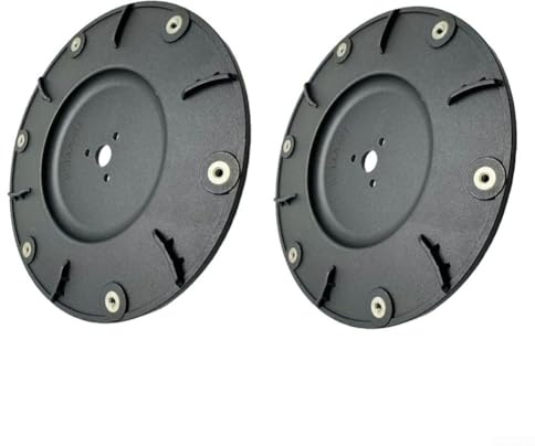 HEBEOT Lot de 2 disques de réglage en acier pour tondeuse à gazon robotique, disques rotatifs Mammotion pour Luba 1 AWD et Luba 2 AWD