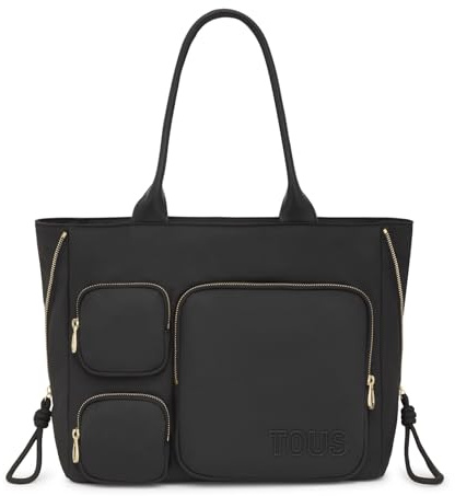 TOUS Shopper L Roomy Damentasche, Schwarz