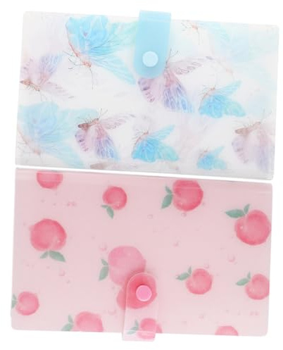 PENIKOKO Livre D'Autocollants Nail Art Organisateur De Stockage Pour Stickers Ongles Album De Collecte À 120 Emplacements Lot De 2 7.60 X 4.53 X 0.63 in Pour Tri Et Sélection Rapide