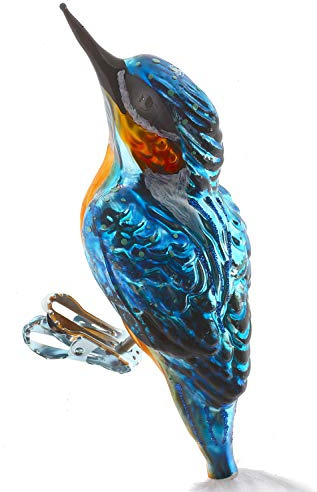 Hamburger Weihnachtskontor - Außergewöhnlicher Tannenbaumschmuck -Eisvogel blau