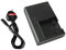 Mains Battery Charger for Sony Cyber-shot DSC-T2, DSC-T200, DSC-T300, DSC-T500, DSC-T70, DSC-T700, DSC-T75, DSC-T77, DSC-T90, DSC-T900, DSC-TX1, DSC-G3 Camera - For NP-FD1, NP-BD1 Battery