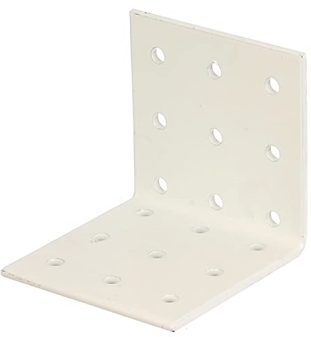 Alberts 330774 Lochplattenwinkel | weiß | 60 x 60 x 60 mm