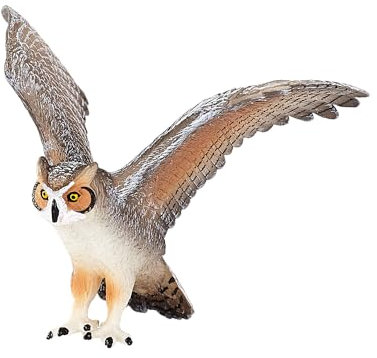 MOJO Große Hörner-Eule Modellfigur