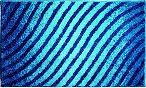 Grund Badteppich, 100% Polyacryl Supersoft, Blau, 70 x 120 cm (Rectangular)