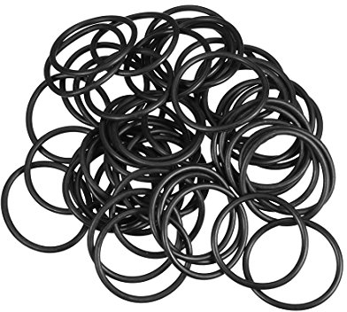 sourcing map 50 Stück O-Ring 35,2mm x 40mm x 2,4mm Dichtungsringe Metrische Nitrilkautschuk O-Ringe Dichtung Gummidichtungen Unterlegscheibe für Duschablauf Rohr Wasserhahn Hydraulik Pneumatik