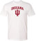 NCAA Arch Logo, Team-Farbe-T-Shirt, Premium-Baumwolle, College, Universität, Indiana Hoosiers Weiß, L